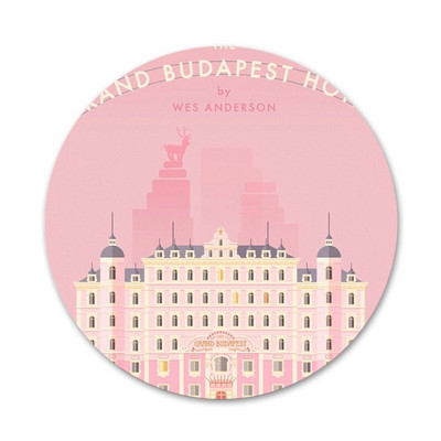 Wes Grand Budapest Hotel Ikone Igle Dekoracija znački Broševi Metalne značke za odjeću Dekoracija ruksaka