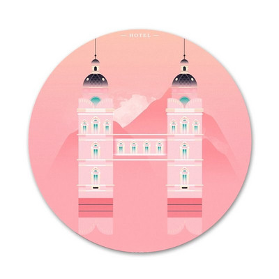 Wes Grand Budapest Hotel Ikone Igle Dekoracija znački Broševi Metalne značke za odjeću Dekoracija ruksaka