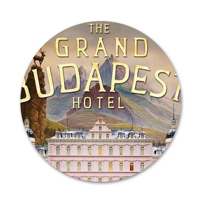 Wes Grand Budapest Hotel Ikone Igle Dekoracija znački Broševi Metalne značke za odjeću Dekoracija ruksaka
