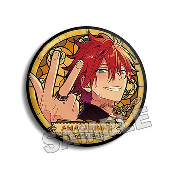 Ensemble Stars 58MM метални кръгли игли върху значка на чанта за раница