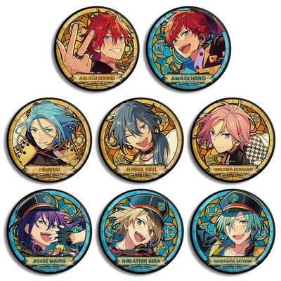 Ensemble Stars 58mm Μεταλλικές Στρογγυλές Καρφίτσες σε Σήμα τσάντας πλάτης