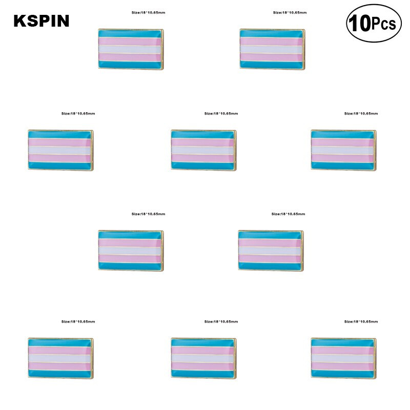 10 bucăți o mulțime de drapel nonbinar pride ace de rever insignă pentru steaguri ace de broșă insigne 10 buc.