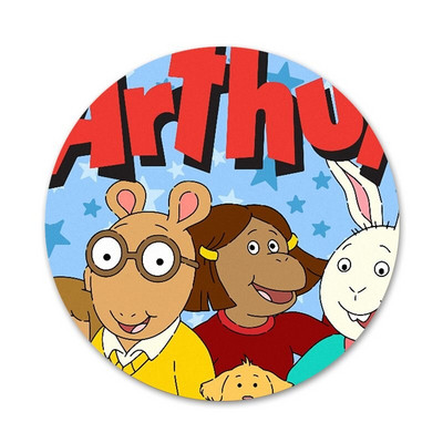 58 χιλιοστά Arthur Read Icons Καρφίτσες Διακοσμητικό σήμα Καρφίτσες Μεταλλικές κονκάρδες για διακόσμηση σακιδίων πλάτης