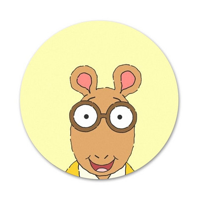 58 χιλιοστά Arthur Read Icons Καρφίτσες Διακοσμητικό σήμα Καρφίτσες Μεταλλικές κονκάρδες για διακόσμηση σακιδίων πλάτης