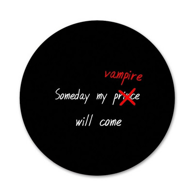 Upírske denníky Salvatore 1864 Ikony Špendlíky Odznak Dekorácia Brošne Kovové Odznaky na Oblečenie Dekorácia Batohu 58 mm