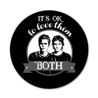 Upírske denníky Salvatore 1864 Ikony Špendlíky Odznak Dekorácia Brošne Kovové Odznaky na Oblečenie Dekorácia Batohu 58 mm