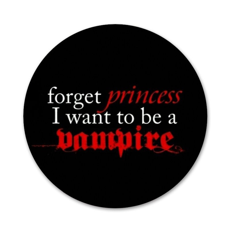 Upírske denníky Salvatore 1864 Ikony Špendlíky Odznak Dekorácia Brošne Kovové Odznaky na Oblečenie Dekorácia Batohu 58 mm