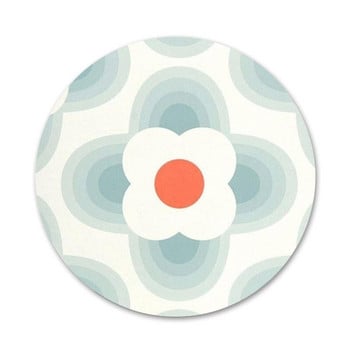 Orla Kiely Art Badge Καρφίτσα Αξεσουάρ καρφίτσας για ρούχα Δώρο Δώρο Σακίδιο πλάτης