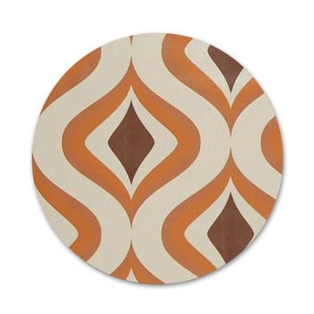 Orla Kiely Art Badge Καρφίτσα Αξεσουάρ καρφίτσας για ρούχα Δώρο Δώρο Σακίδιο πλάτης