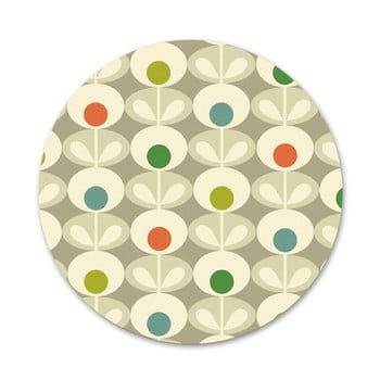 Orla Kiely Art Badge Καρφίτσα Αξεσουάρ καρφίτσας για ρούχα Δώρο Δώρο Σακίδιο πλάτης