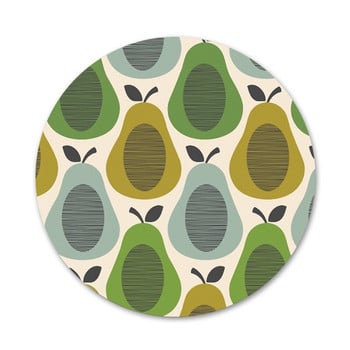 Orla Kiely Art Badge Καρφίτσα Αξεσουάρ καρφίτσας για ρούχα Δώρο Δώρο Σακίδιο πλάτης