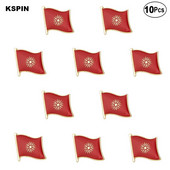 10 bucăți o mulțime de ace de rever pentru drapelul Macedonia