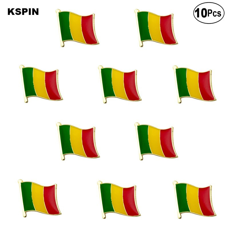 10 bucăți o mulțime de ace de rever pentru drapelul Macedonia