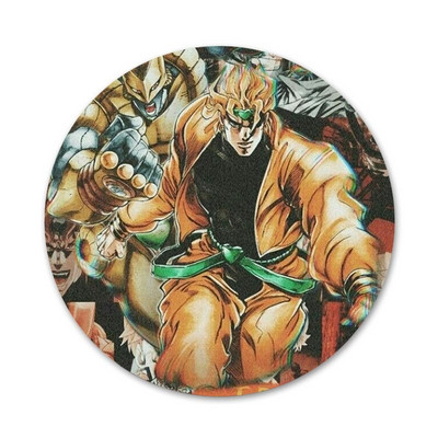 58mm Bizarre Adventure JoJo Anime Icons Pins Insignă Decorare Broșe Insigne metalice pentru haine Rucsac Decorare