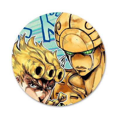 58mm Bizarre Adventure JoJo Anime Icons Pins Insignă Decorare Broșe Insigne metalice pentru haine Rucsac Decorare