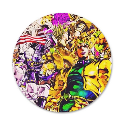 58mm Bizarre Adventure JoJo Anime Icons Pins Insignă Decorare Broșe Insigne metalice pentru haine Rucsac Decorare