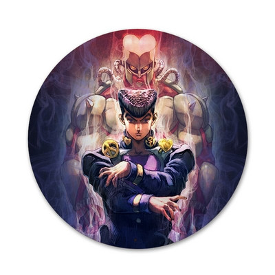 58mm Bizarre Adventure JoJo Anime Icons Pins Insignă Decorare Broșe Insigne metalice pentru haine Rucsac Decorare
