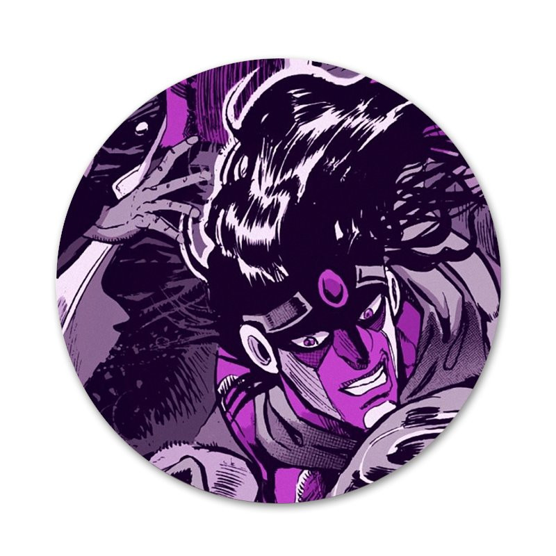 58mm Bizarre Adventure JoJo Anime Icons Pins Insignă Decorare Broșe Insigne metalice pentru haine Rucsac Decorare