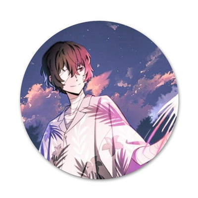 Bungou Stray Dogs Dazai Osamu Badge Καρφίτσα Αξεσουάρ για Ρούχα Σακίδιο πλάτης Διακόσμηση δώρο 58mm