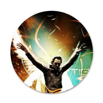 μουσική Ολλανδικά Dj Tiesto Logo Icons Καρφίτσες Διακοσμητικό σήμα Καρφίτσες Μεταλλικές κονκάρδες για ρούχα Διακόσμηση σακιδίου πλάτης 58mm