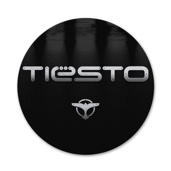 μουσική Ολλανδικά Dj Tiesto Logo Icons Καρφίτσες Διακοσμητικό σήμα Καρφίτσες Μεταλλικές κονκάρδες για ρούχα Διακόσμηση σακιδίου πλάτης 58mm