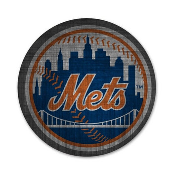 Αξεσουάρ καρφίτσας καρφίτσας με λογότυπο New York Mets για Δώρο διακόσμησης σακιδίου πλάτης ρούχων