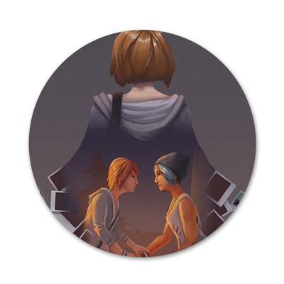 Life Is Strange Icoane de modă Ace Insignă Decorare Broșe Insigne metalice pentru decorarea rucsacului 58mm
