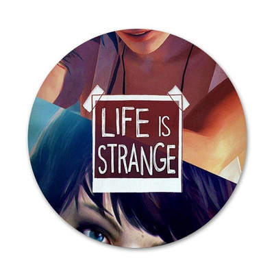 Life Is Strange Icoane de modă Ace Insignă Decorare Broșe Insigne metalice pentru decorarea rucsacului 58mm
