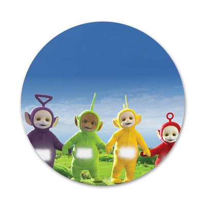 teletubbies Ikone Igle Dekoracija znački Broševi Metalne značke za odjeću Dekoracija ruksaka 58 mm
