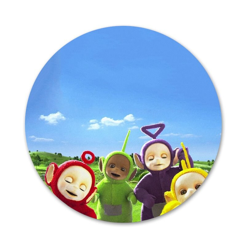teletubbies Ikone Igle Dekoracija znački Broševi Metalne značke za odjeću Dekoracija ruksaka 58 mm