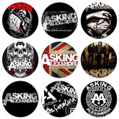 58 mm Asking Alexandria Danny Worsnop značka broš igla dodaci za odjeću ruksak ukras dar