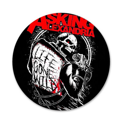 58 mm Asking Alexandria Danny Worsnop značka broš igla dodaci za odjeću ruksak ukras dar