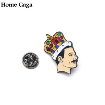 Homegaga Singer fans Funny Pins σακίδιο πλάτης καρφίτσες ρούχων για άντρες γυναικεία διακοσμητικά κονκάρδες μετάλλια καπέλων D1612