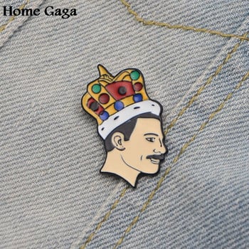 Homegaga Singer fans Funny Pins σακίδιο πλάτης καρφίτσες ρούχων για άντρες γυναικεία διακοσμητικά κονκάρδες μετάλλια καπέλων D1612