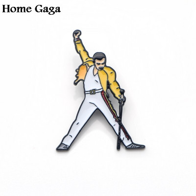 Homegaga Singer fans Funny Pins σακίδιο πλάτης καρφίτσες ρούχων για άντρες γυναικεία διακοσμητικά κονκάρδες μετάλλια καπέλων D1612