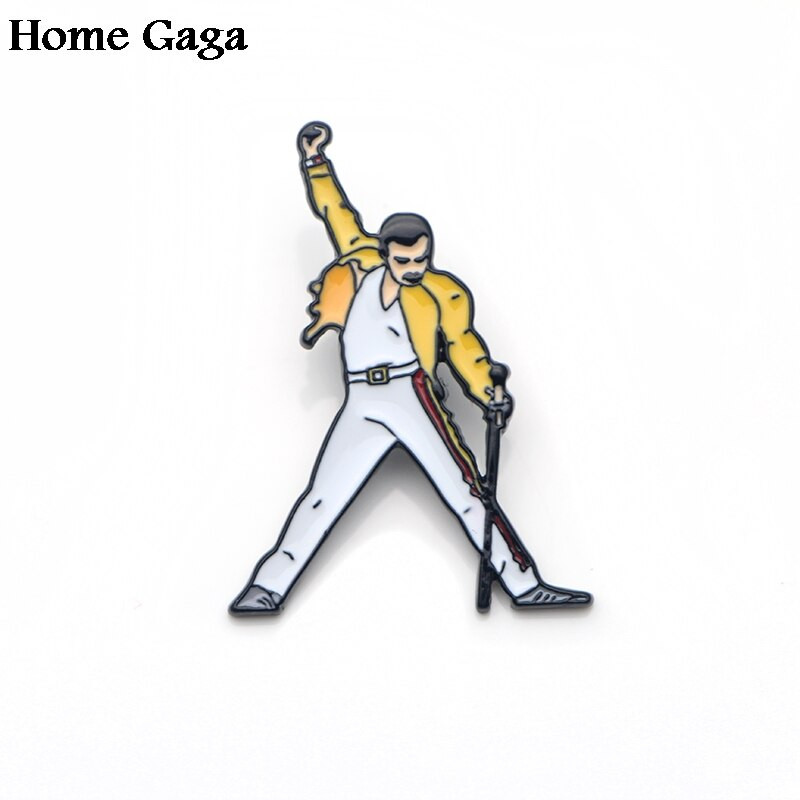Homegaga Singer fans Funny Pins σακίδιο πλάτης καρφίτσες ρούχων για άντρες γυναικεία διακοσμητικά κονκάρδες μετάλλια καπέλων D1612