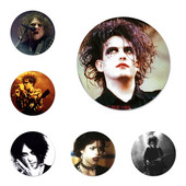 O-Neck Banshees Face Punk The Cure Icons Pins Διακοσμητικό σήμα Καρφίτσες Μεταλλικές κονκάρδες για ρούχα Διακόσμηση σακιδίου πλάτης