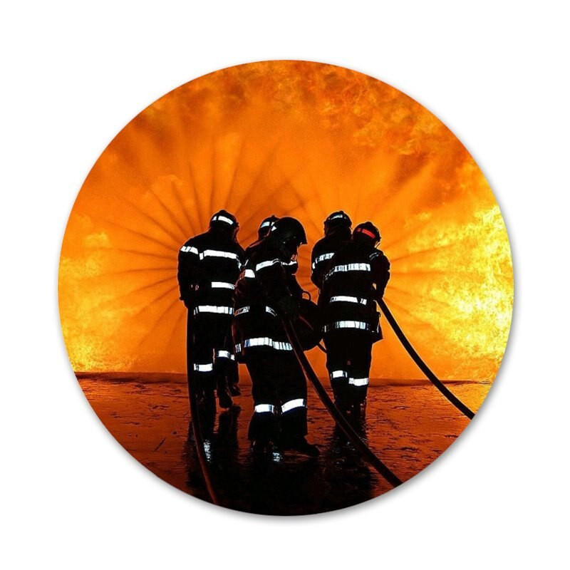 Vatrogasac Vatrogasac Vatrogasna hitna pomoć Značka Broš Igla Dodaci za odjeću Ruksak Dekoracija poklon