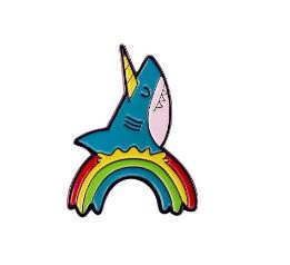 AD1794 Zastava duginih boja LGBT Pride Emajl Broš Igle Bedževi Igle za revere Broševi Goose Metalni dodaci za nakit