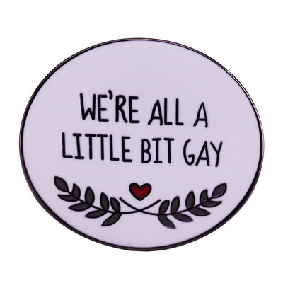 AD1794 Zastava duginih boja LGBT Pride Emajl Broš Igle Bedževi Igle za revere Broševi Goose Metalni dodaci za nakit