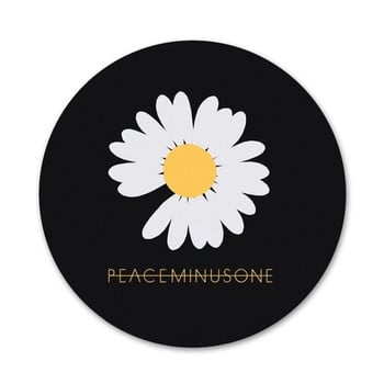 G dragon peaceminusone Icons Pins Διακοσμητικό σήμα Καρφίτσες Μεταλλικές κονκάρδες για ρούχα Διακόσμηση σακιδίου πλάτης 58mm