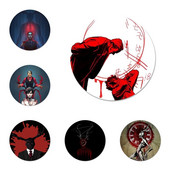 58 mm Hannibal eat the rude Ikone Igle Dekoracija znački Broševi Metalne značke za dekoraciju ruksaka