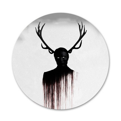 58 mm Hannibal eat the rude Ikone Igle Dekoracija znački Broševi Metalne značke za dekoraciju ruksaka