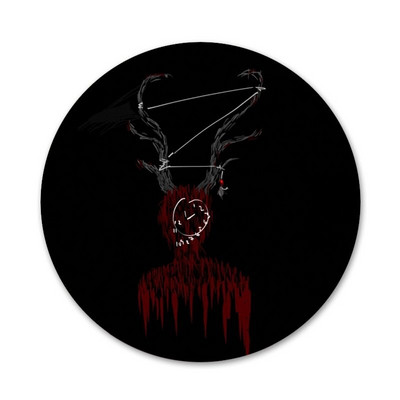 58 mm Hannibal eat the rude Ikone Igle Dekoracija znački Broševi Metalne značke za dekoraciju ruksaka