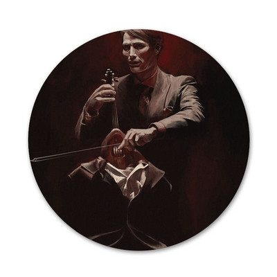 58 mm Hannibal eat the rude Ikone Igle Dekoracija znački Broševi Metalne značke za dekoraciju ruksaka