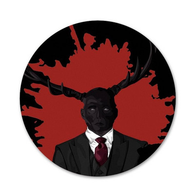 58 mm Hannibal eat the rude Ikone Igle Dekoracija znački Broševi Metalne značke za dekoraciju ruksaka