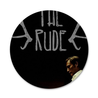 58 mm Hannibal eat the rude Ikone Igle Dekoracija znački Broševi Metalne značke za dekoraciju ruksaka