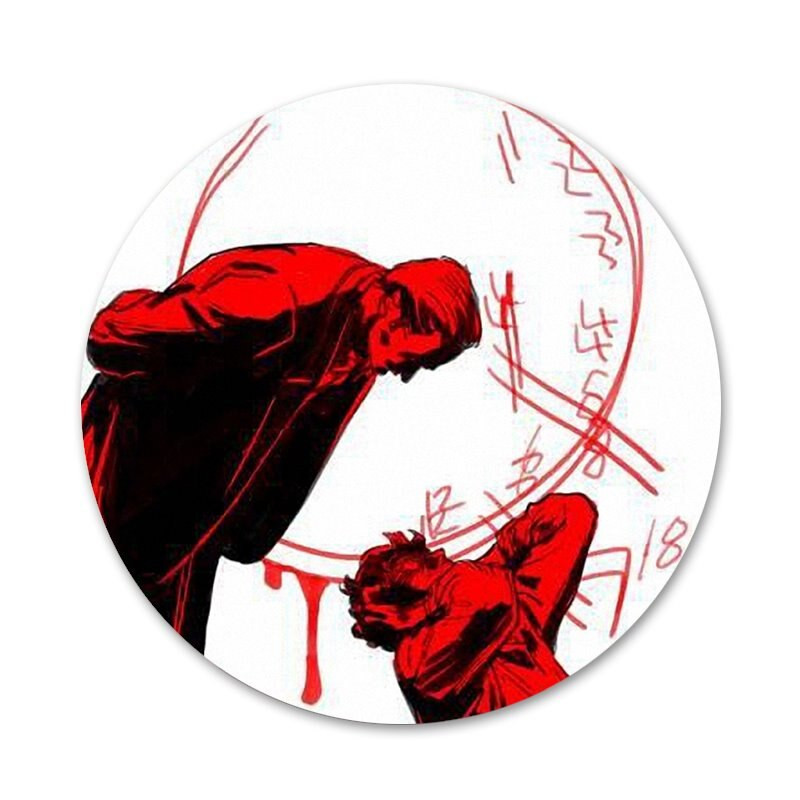 58 mm Hannibal eat the rude Ikone Igle Dekoracija znački Broševi Metalne značke za dekoraciju ruksaka