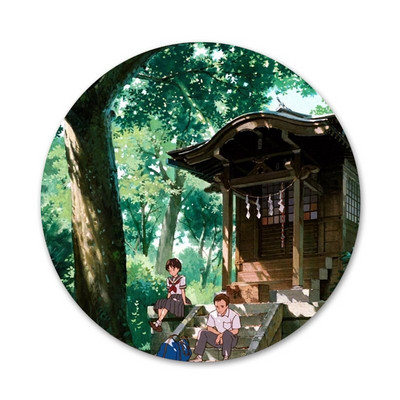 Crtić Šapat srca Ikone Igle Dekoracija znački Broševi Metalne značke za odjeću Dekoracija ruksaka 58 mm