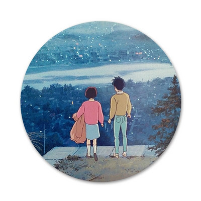 Crtić Šapat srca Ikone Igle Dekoracija znački Broševi Metalne značke za odjeću Dekoracija ruksaka 58 mm